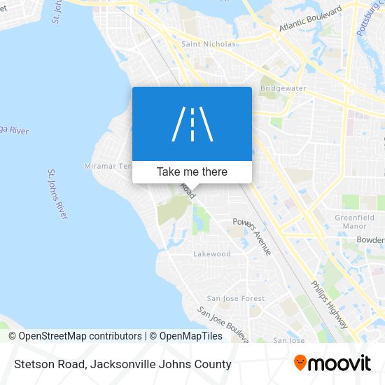 Stetson Road map
