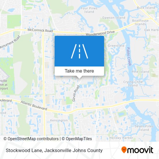 Mapa de Stockwood Lane