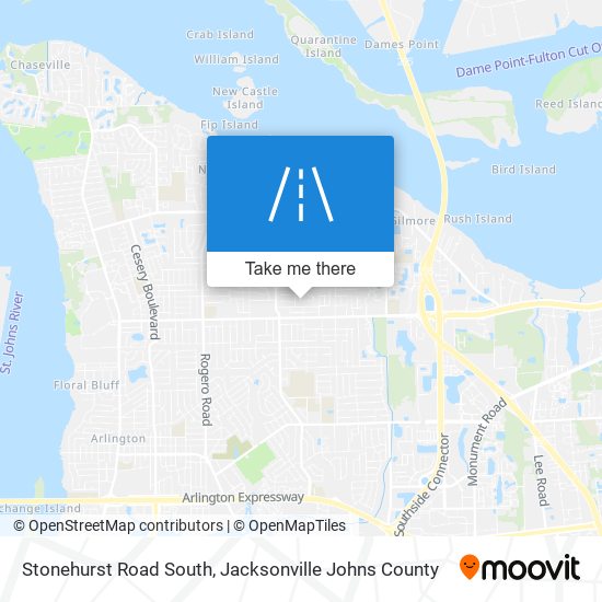 Stonehurst Road South map