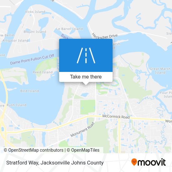 Mapa de Stratford Way