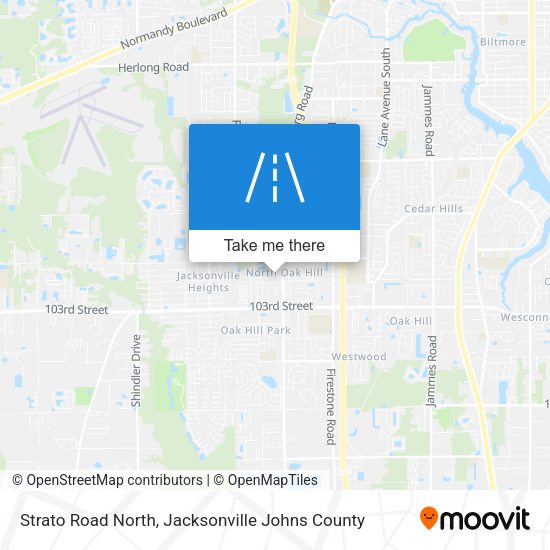 Strato Road North map