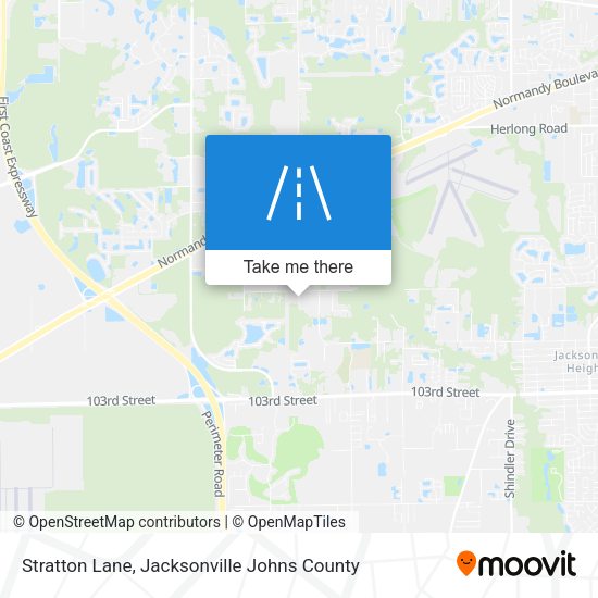 Stratton Lane map
