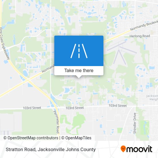 Stratton Road map