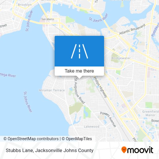 Stubbs Lane map