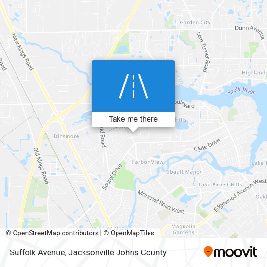 Mapa de Suffolk Avenue