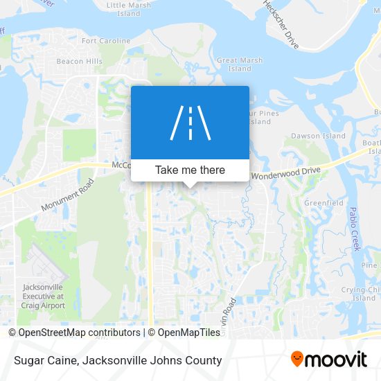 Mapa de Sugar Caine