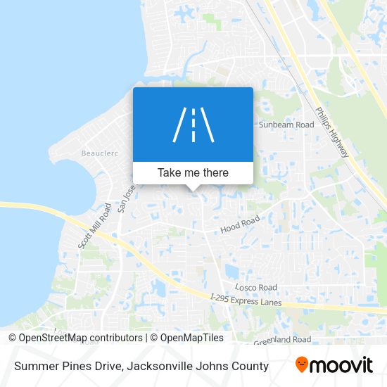 Mapa de Summer Pines Drive