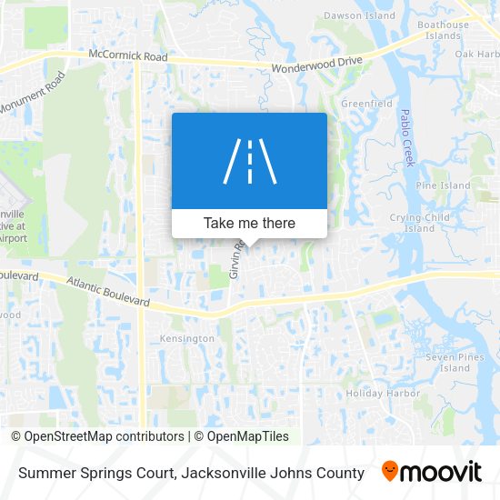 Summer Springs Court map
