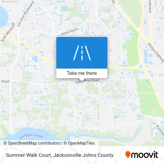 Mapa de Summer Walk Court