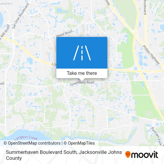 Summerhaven Boulevard South map