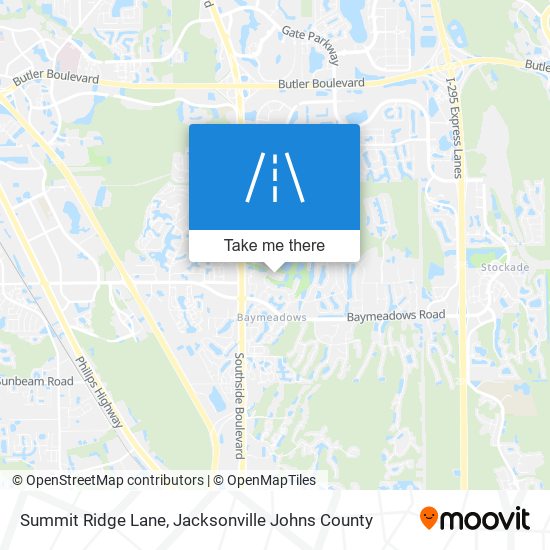 Mapa de Summit Ridge Lane