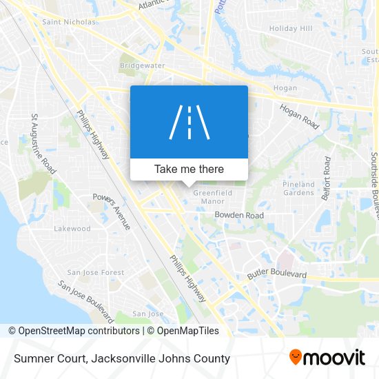 Sumner Court map