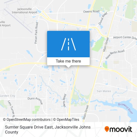 Sumter Square Drive East map