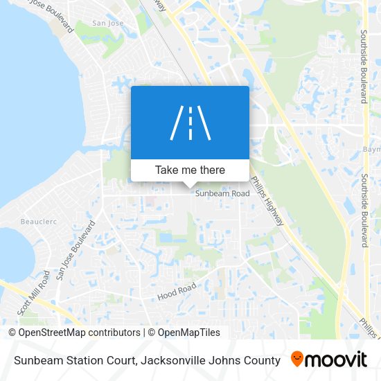 Sunbeam Station Court map