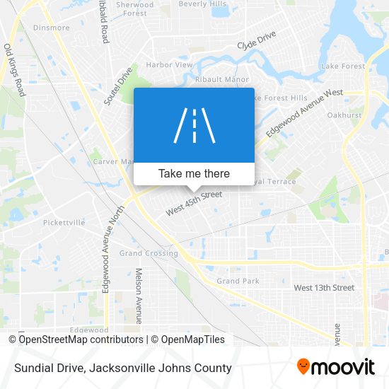 Sundial Drive map