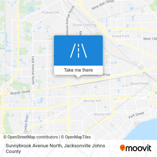 Sunnybrook Avenue North map
