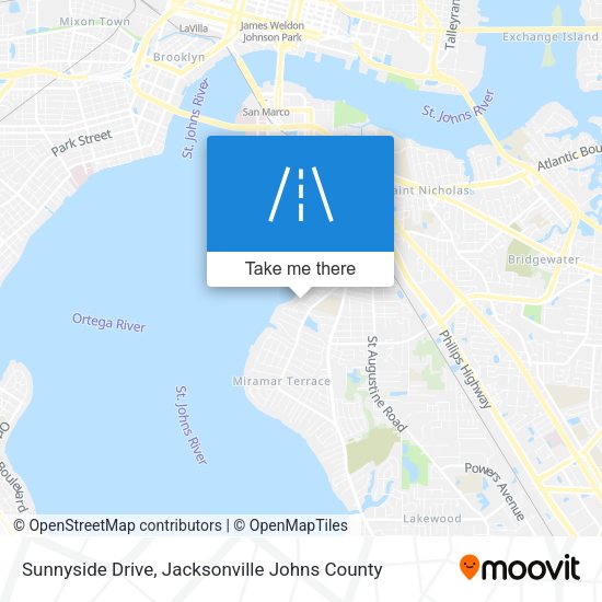 Sunnyside Drive map