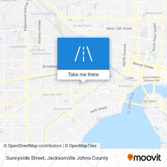 Sunnyside Street map