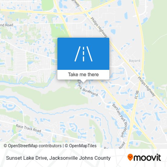 Sunset Lake Drive map