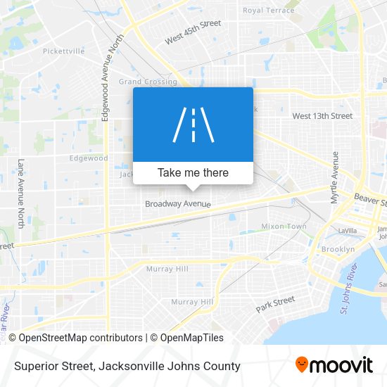 Mapa de Superior Street