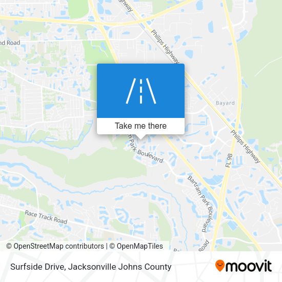 Surfside Drive map