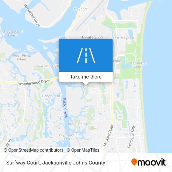 Mapa de Surfway Court