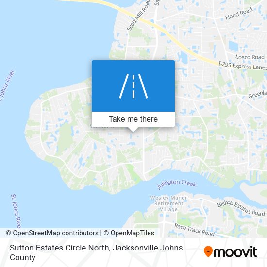 Sutton Estates Circle North map