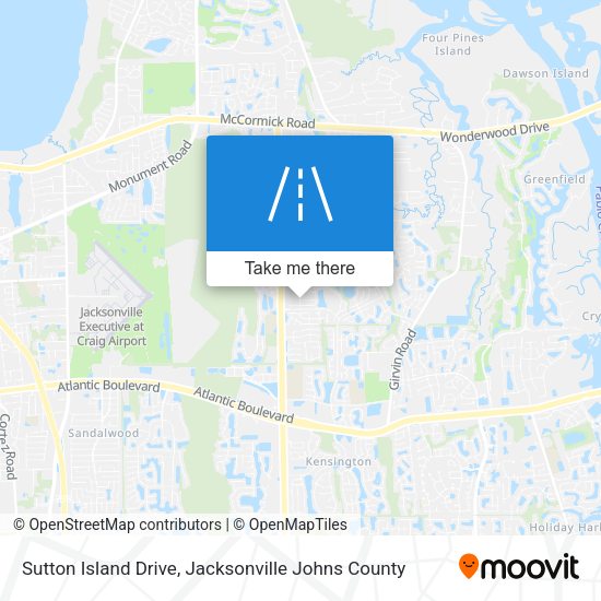 Sutton Island Drive map