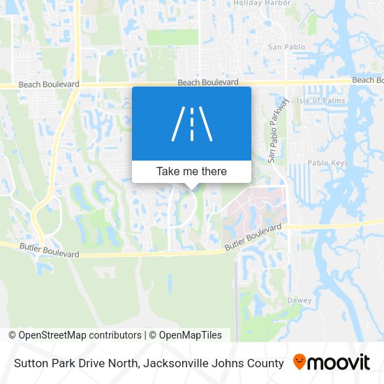 Sutton Park Drive North map