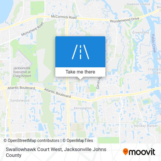 Swallowhawk Court West map