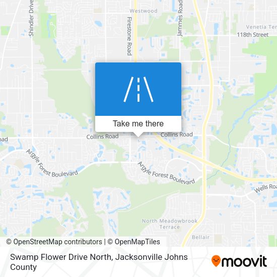 Mapa de Swamp Flower Drive North