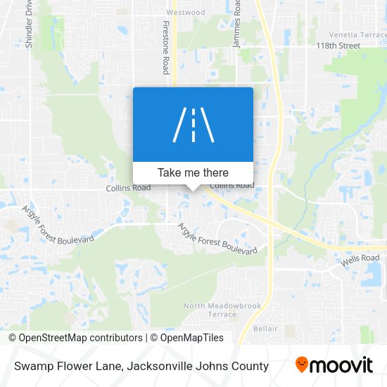 Swamp Flower Lane map