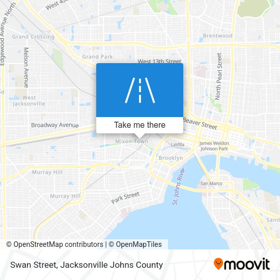 Swan Street map