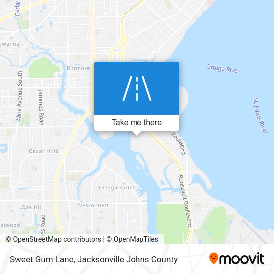 Mapa de Sweet Gum Lane