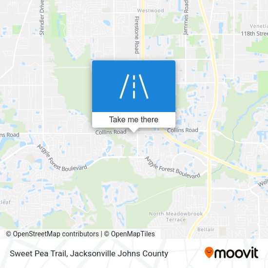 Sweet Pea Trail map