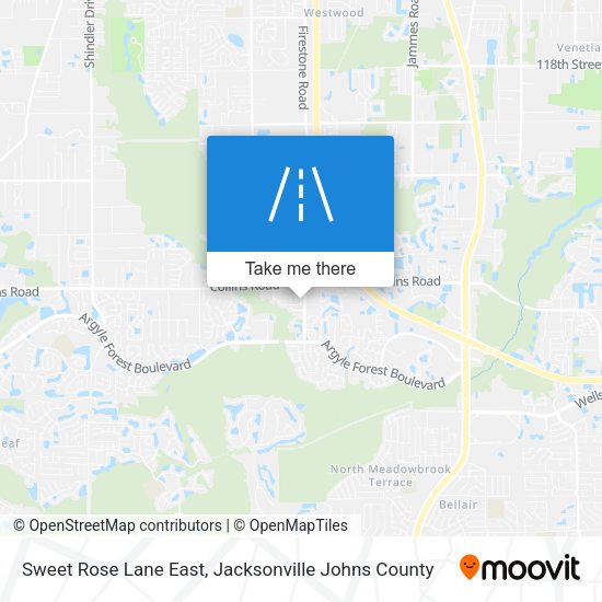 Sweet Rose Lane East map