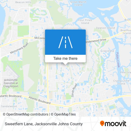 Mapa de Sweetfern Lane