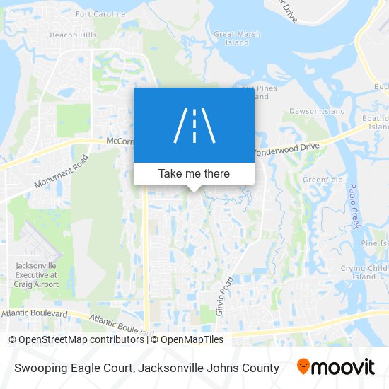 Swooping Eagle Court map