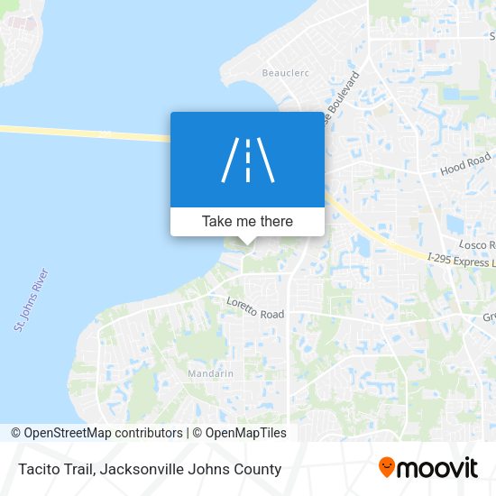 Tacito Trail map