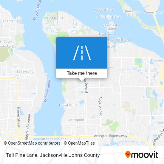 Tall Pine Lane map