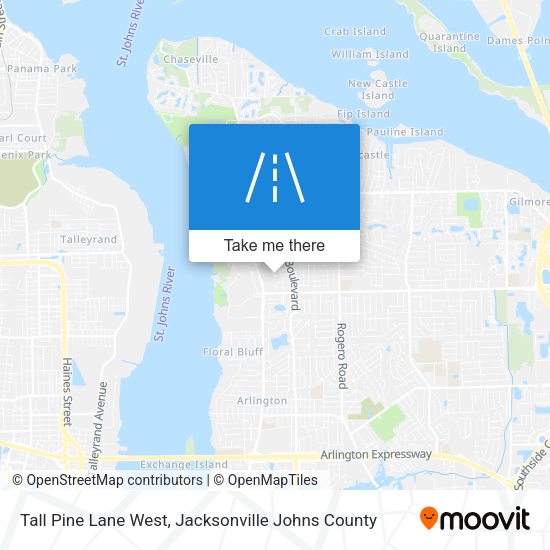 Mapa de Tall Pine Lane West