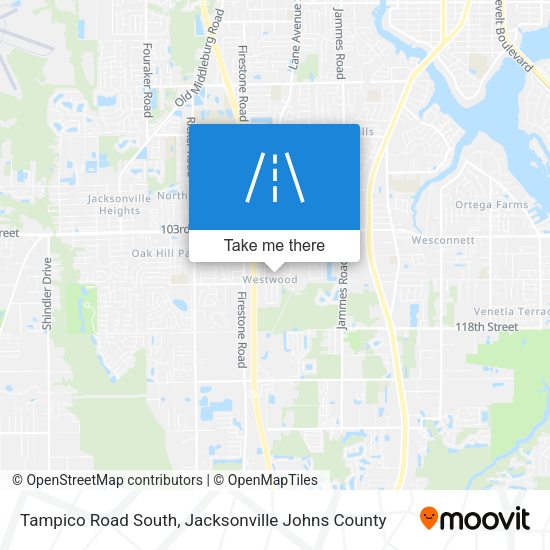 Tampico Road South map
