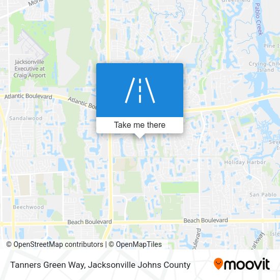 Tanners Green Way map