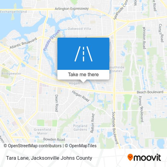 Mapa de Tara Lane