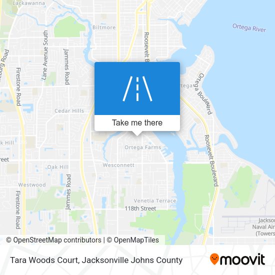 Mapa de Tara Woods Court