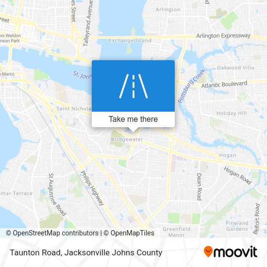 Mapa de Taunton Road
