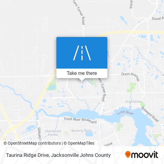 Mapa de Taurina Ridge Drive