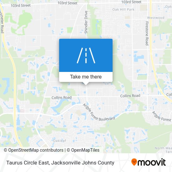 Mapa de Taurus Circle East