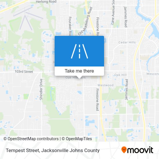 Mapa de Tempest Street