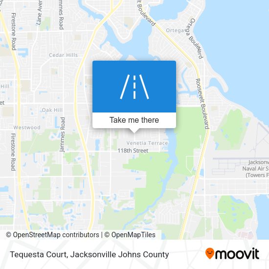 Tequesta Court map